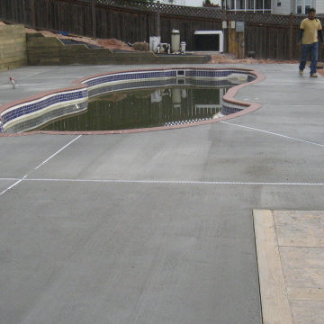Regular concrete pool deck 0035