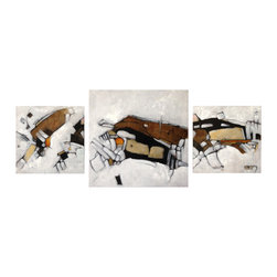 "Downtown" (all panels) - Paintings
