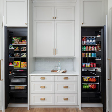 Cabinet Front Fridge/Freezer Opened