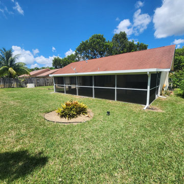 Exterior Aluminum Screen Room and Roof System