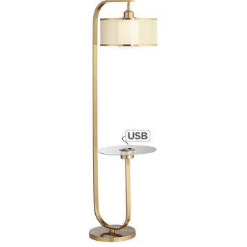 Haverford Floor Lamp, Warm Gold
