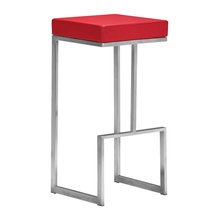 Red bar stool
