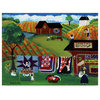 Cheryl Bartley 'Country Quilts Jam' Canvas Art, 19"x14"
