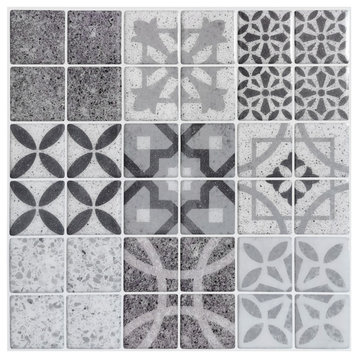 12"x12" Peel and Stick Backsplash Mediterranean Wall Tile 10 sheets