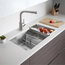 32"L x 18"W Stainless Steel Double Basin Low Divider Undermount Kitchen Sink