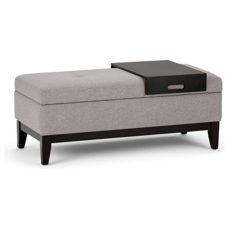 Oregon Storage Ottoman Bench with Tray