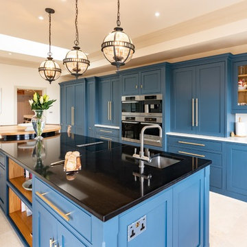 Luxury Blue Classic Shaker Kitchen