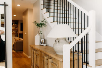 Elegant staircase photo in Portland