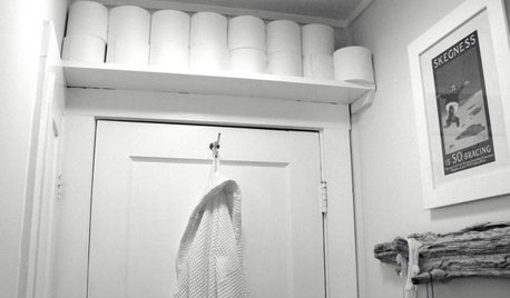 Bathroom Storage: Where to Keep the TP?