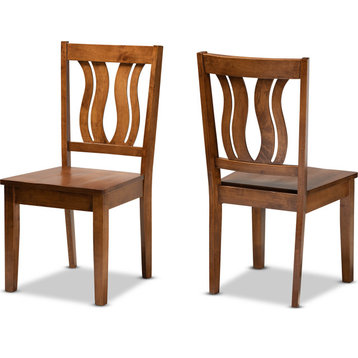 Fenton Dining Chair (Set of 2) - Walnut Brown