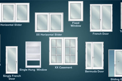 Types of windows and doors
