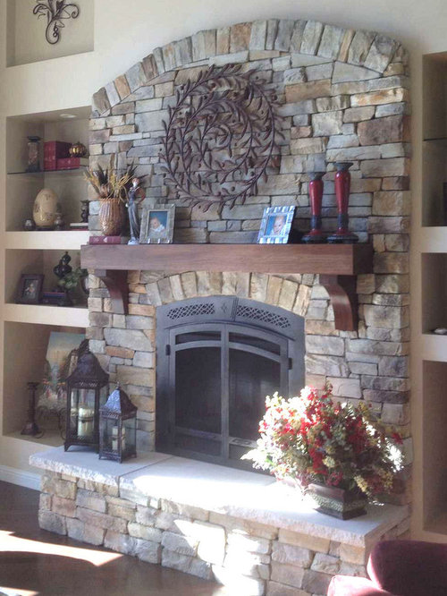 Our 50 Best Traditional Concrete Floor Living Space Ideas | Houzz