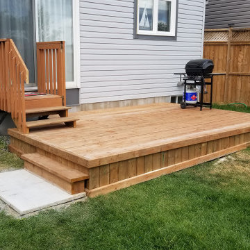 10' x 16' Pressure Treated Backyard Deck