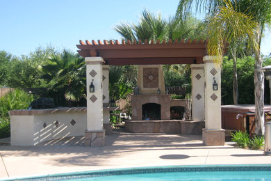 Tuscan porch idea in San Diego