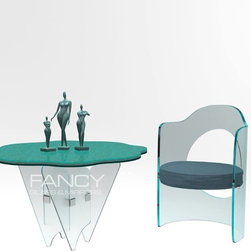 ATOLLA GLASS DINING TABLE - Products