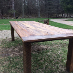 Reclaimed Barn Wood Harvest table - Dining Tables