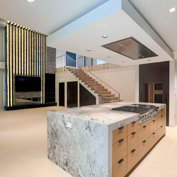 Project #126 | Contemporary Staircases with Integrated LEDs & Glass Railing