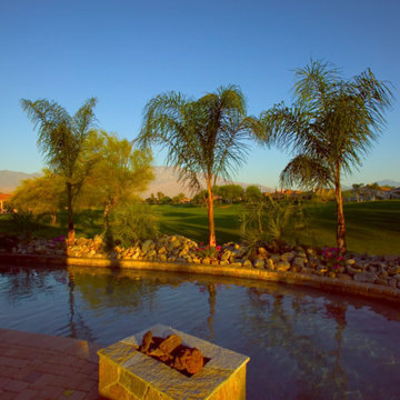 Desert Hideaway Lap Pool Looking to Mountains