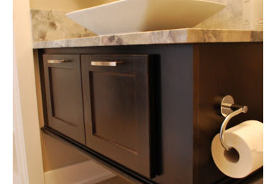 Inspiration for a contemporary bathroom remodel in Other