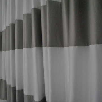 Lisa Miramar - Ripple Fold Stripe Drapes