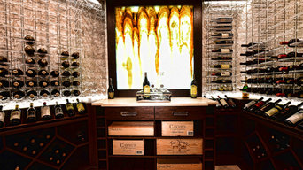 Modern meets Traditional = Transitional Cellar