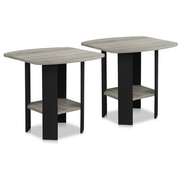 Furinno 2-11180Gyw Simple Design End Table, Set of 2
