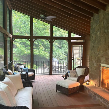 Best screened porch addition in Frederick by Talon Construction Inc.