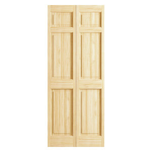 Six Panel Bifold White 24 X80 X1 Transitional Interior