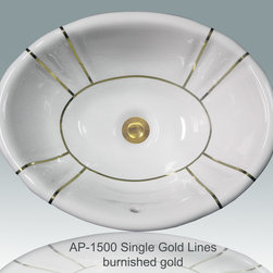 Hand Painted Drop-in Sinks by Atlantis - Products