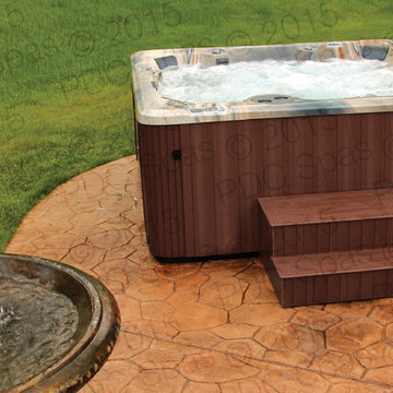 Outdoor Hot Tub Set Ups