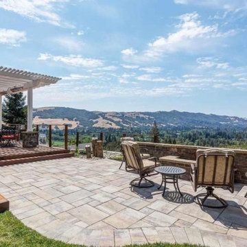 Patio with a view