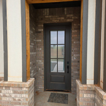 Alcove protects front door guests
