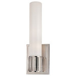 Hudson Valley Lighting - Hudson Valley Lighting 1821-PN Fulton - One Light Wall Sconce - Fulton One Light Wal Polished Nickel Opal *UL Approved: YES Energy Star Qualified: n/a ADA Certified: n/a  *Number of Lights: Lamp: 1-*Wattage:60w A19 Medium Base bulb(s) *Bulb Included:No *Bulb Type:A19 Medium Base *Finish Type:Polished Nickel
