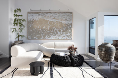Inspiration for a modern living room remodel in Sacramento