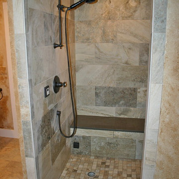 Rustic Master Bathroom….Vermont Green Mountains