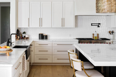 Photo of a transitional kitchen in Other.