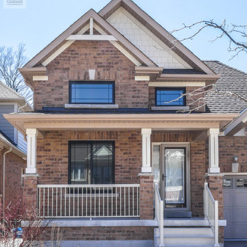 Beautiful Brick House with New Black Windows - Renewal by Andersen Greater Toron