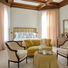 love seat in guest room