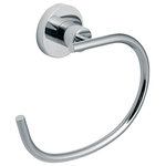 VADO - Elements Wall Mounted Towel Ring - Ark Showers are pleased announce their partnership with VADO, a British manufacturer of a wide range of high quality brass ware, to supply shower heads, handsets and accessories. Ark Showers have selected a handful of lines which compliment Ark Showers shower screens beautifully. Part of the contemporary Elements range, the Elements Towel Ring is both curvaceous and elegant, a real modern classic. It has a sleek and stylish appearance perfectly suited to shower screens. The Elements Towel Ring can be mounted at the open end of the bath tub for the ideal place to hang your towel while having a shower.