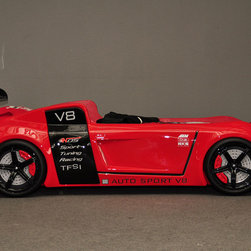 Audi Race Car Bed Red - Kids Beds