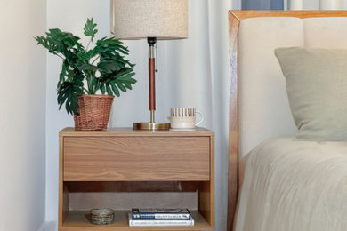 Inspiration for a tropical bedroom remodel in Miami