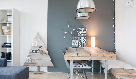 Houzzbesuch: Weihnachten in Schwarz, Grau und Weiß