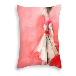 Red Pink Orange Fashion Throw Pillows - Decorative Pillows