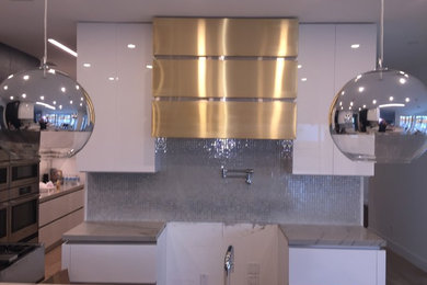 Trendy kitchen photo in Houston