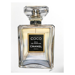 Chanel Bottle Art - Contemporary - Prints And Posters - by TechX ...