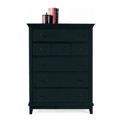American Drew 181-215B Drawer Chest- Black Sterling Pointe - Dressers