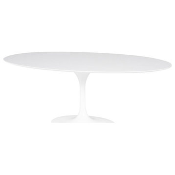 Saverio Dining Table white top 77"