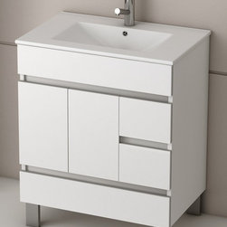 36 inch White Bathroom Vanity - Bathroom Vanities And Sink Consoles