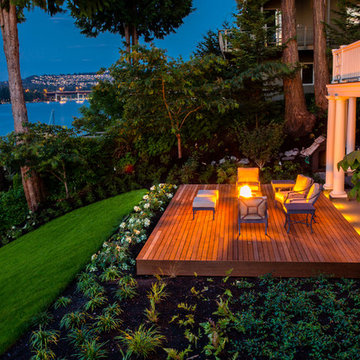 Beach Style Waterfront Estate, Mercer Island