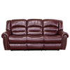 Chelsea Burgundy Leather Sofa